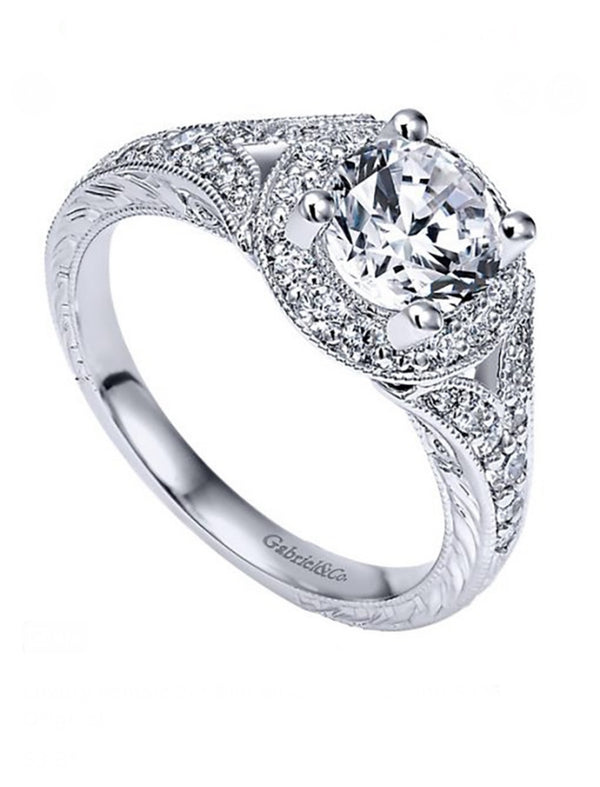 LUNAR LUXE™ - STERLING SILVER CUBIC ZIRCONIA PROMISE RING